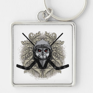 Hellish Hockey Goalie Key Ring