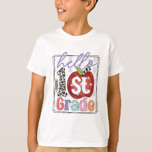 Hello 1st Grade, Boy or Girl T-Shirt