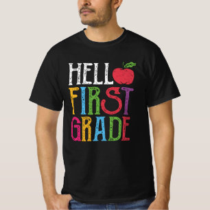 Hello 1st Grade First Day of School Student Gift T-Shirt