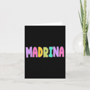 Hello 1st Grade Kindergarten Godmom Madrina Card