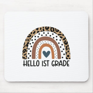 Hello 1st Grade Rainbow Teacher Team First Grade S Mouse Mat