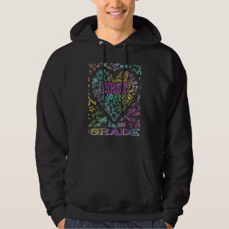 Hello 1st Grade Squad First Day Back To School Tea Hoodie