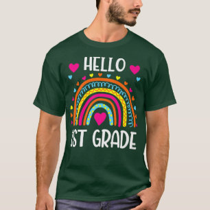 Hello 1st Grade Team 1st Grade Back to School Teac T-Shirt