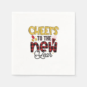 Hello 2022 Cheers To The New Year Napkin