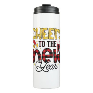 Hello 2022 Cheers To The New Year Thermal Tumbler