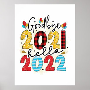 Hello 2022 Good Bye 2021 Poster