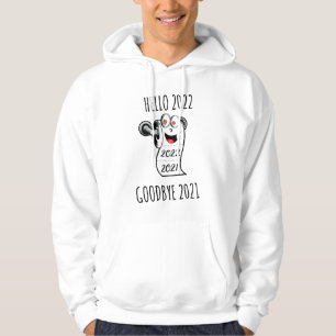 Hello 2022 Goodbye 2021 toilet paper Hoodie