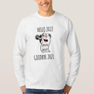 Hello 2022 Goodbye 2021 toilet paper T-Shirt