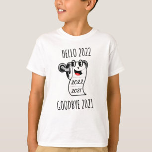 Hello 2022 Goodbye 2021 toilet paper T-Shirt