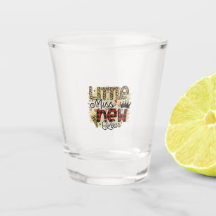 Hello 2022 Little Miss New Year Shot Glass