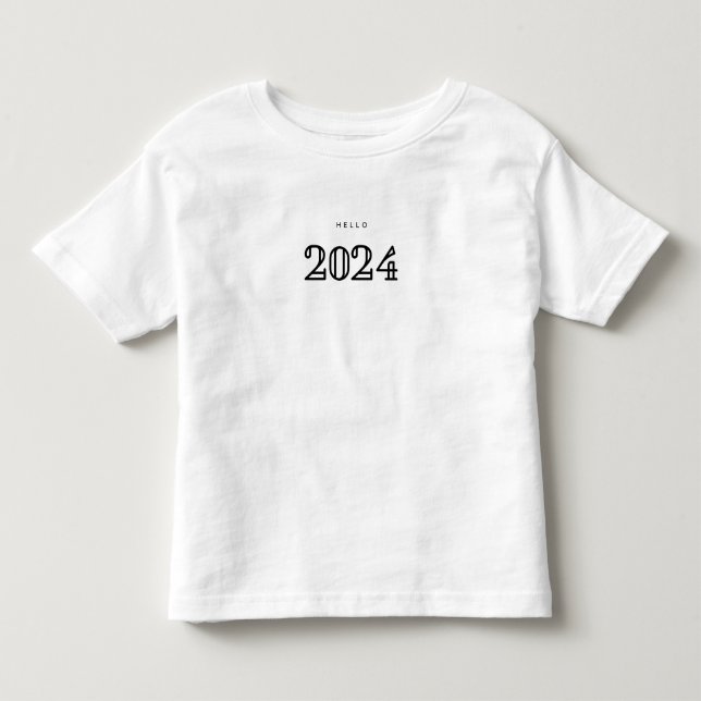 Hello 2024 toddler T-Shirt (Front)