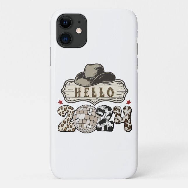 Hello 2024 Western Case-Mate iPhone Case (Back)