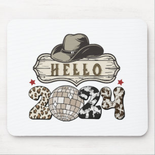 Hello 2024 Western Mouse Mat