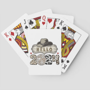 Hello 2024 Western Playing Cards