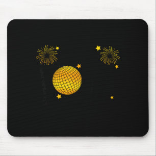 Hello 2026 Happy New Year 2026 Coquette Bow Disco Mouse Mat