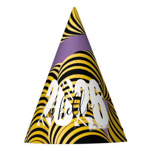 Hello 2026 New Years Trippy Bold Font Party Hat