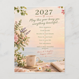 Hello 2027 – A Year of Hope, Postcard