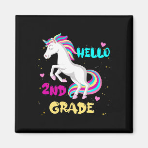 Hello 2nd Grade First Day Of Second Grade Here I C Magnet