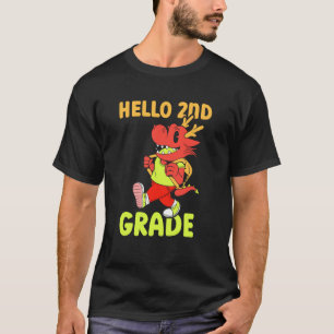 Hello 2Nd Grade School Second Teacher Grader T-Shirt