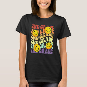 Hello 2nd Second Grade Teacher Back To School Retr T-Shirt