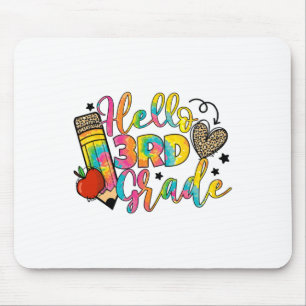 Hello 3rd Grade Ck To School Third Grade Teacher G Mouse Mat