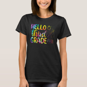 Hello 3rd Grade First Day Of Back To School T-Shirt