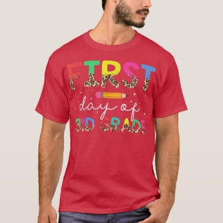 Hello 3rd Grade Here I Come Back To School Boho Le T-Shirt