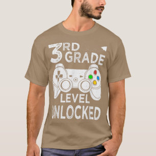 Hello 3rd Grade Level Unlocked Video Game Back to T-Shirt