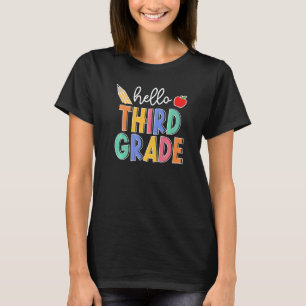 Hello 3rd Grade Teacher Student Welcome Back To Sc T-Shirt