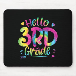 Hello 3rd Grade Teachers Students Tie Dye Back To  Mouse Mat
