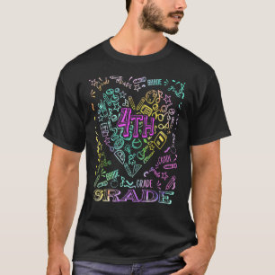 Hello 4th Fourth Grade First Day Back To School Te T-Shirt