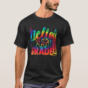 Hello 4th Grade Back to School Boys Girls Fourth G T-Shirt