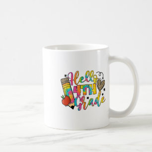 Hello 4th Grade Ck To School Fourth Grade Teacher  Coffee Mug