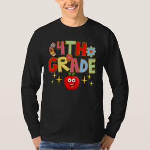 Hello 4th Grade Fourth Grade Squad Back To School T-Shirt