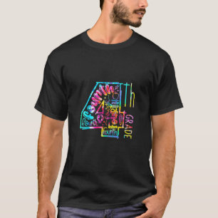 Hello 4Th Grade Fourth Grade Squad Tie Dye Back To T-Shirt