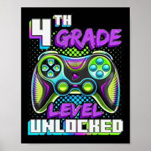 Hello 4th Grade Level Unlocked Video Game Ck To Sc Poster