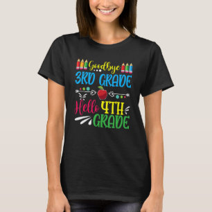 Hello 4th Grade Teacher Student Back To School Gra T-Shirt