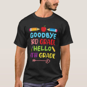 Hello 4th Grade Teacher Student Back To School Gra T-Shirt