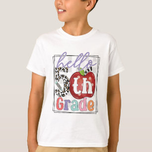 Hello 5th Grade, Boy or Girl T-Shirt