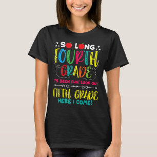 Hello 5th Grade Teacher Student Back To School Gra T-Shirt