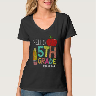 Hello 5th Grade Teacher Team Fifth Grade Squad Gi T-Shirt