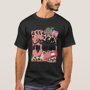 Hello 6th Grade Back To School Women Girls Pink Le T-Shirt