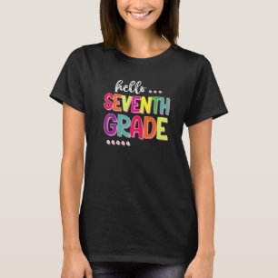 Hello 7th Grade Back To School Teacher Student T-Shirt