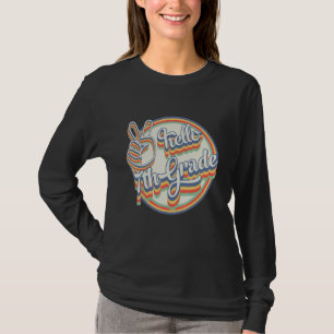 Hello 7th Grade Happy First Day Of School Vintage T-Shirt