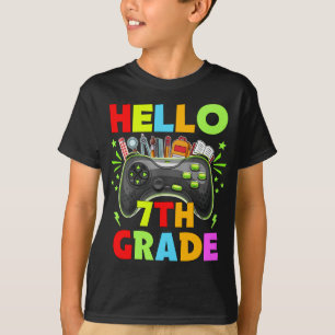 Hello 7th Grade Teacher 7th Grade Back to School T-Shirt