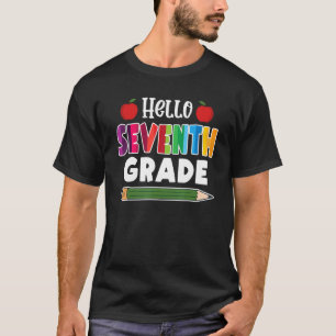 Hello 7th Grade Team 7th Grade Back To School T-Shirt