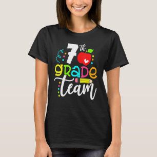 Hello 7th Grade Team Happy First Day Of School T-Shirt