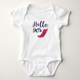 Hello 90s Cellphone Baby Bodysuit
