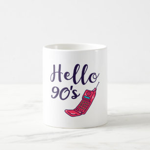 Hello 90s Cellphone Coffee Mug