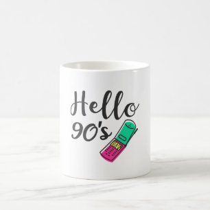 Hello 90s Cellphone Coffee Mug
